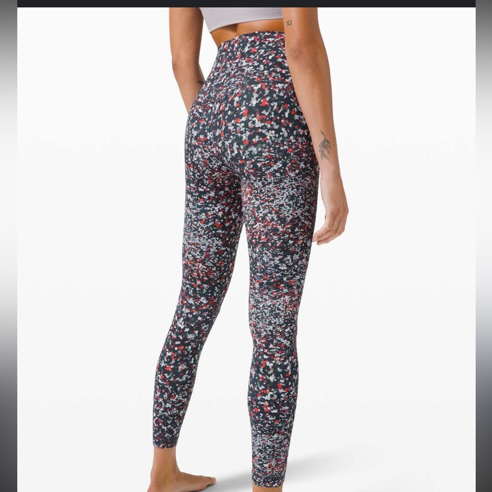 Lululemon colorful full length leggings size 6